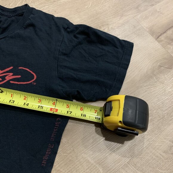 Vintage Y2K Ed Hardy By Christian Audigier Fitted Top T-Shirt Women's Large L - Picture 7 of 8